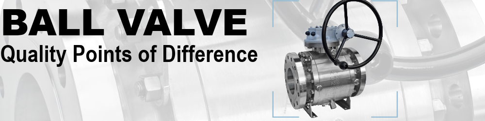 Ball Valve Quality Points of Difference
